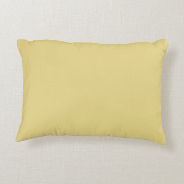 Almofada Decorativa Amarelo Curto (Verso)