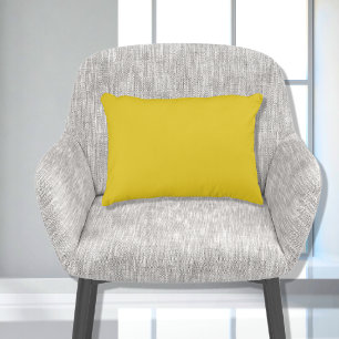 Almofada Decorativa Amarelo Mostarda Cor Sólida Básico Elegante