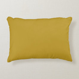 Almofada Decorativa Amarelo Mostarda, Cor Sólida, Moderno, Simples, Te