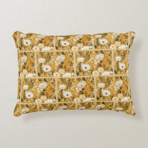 Amarelo Mostarda e Floral Botânico Branco