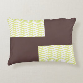 Almofada Decorativa Amarelo Zigzag