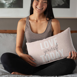 Almofada Decorativa Ame-Se Positivamente Hoje, Passo A Par