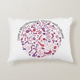 Almofada Decorativa Ame um microbiologista
