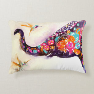 Almofada Decorativa "Amigos Enchanting" colibri & elefante