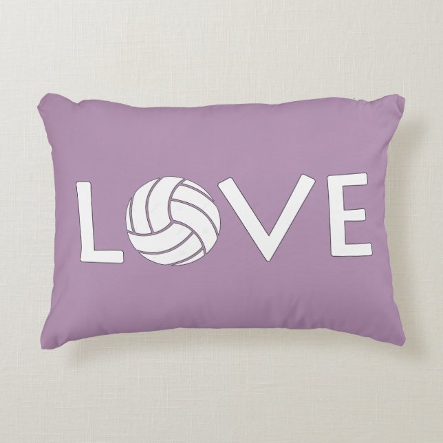 Almofada Decorativa Amor De Voleibol (Frente)