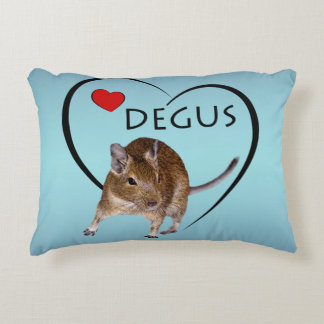 Almofada Decorativa Amor Degus Travesseiro (Mistura Azul Céu)
