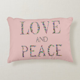 Almofada Decorativa Amor e Paz