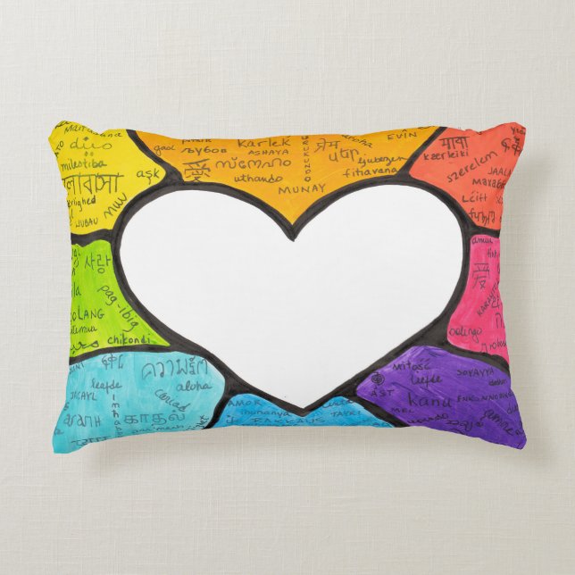 Almofada Decorativa Amor Para Todos (Frente)