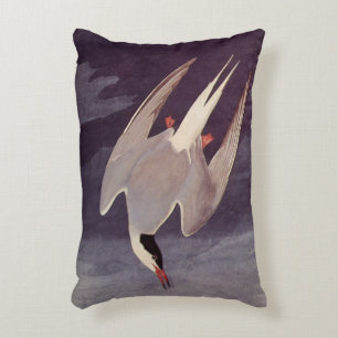 Almofada Decorativa Andorinha-do-ártico por John James Audubon, Aves A