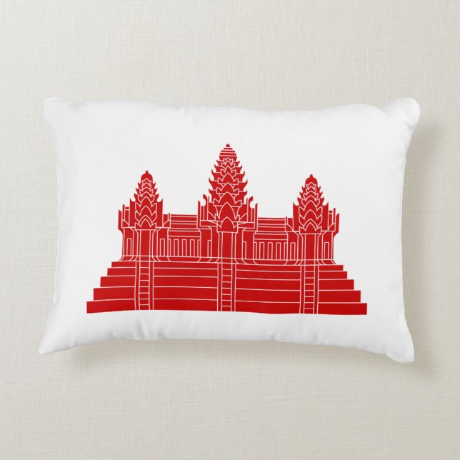 Almofada Decorativa Angkor Wat Ver.2.0. Khmer Temple (Verso)