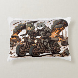 Almofada Decorativa Animais andam de moto