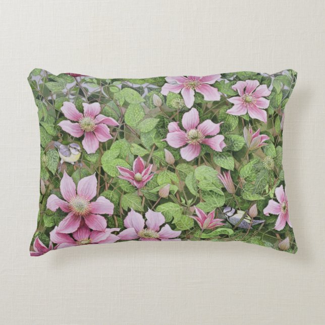 Almofada Decorativa Aninhamento no Clematis (Frente)