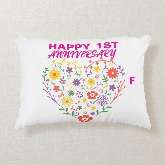 Almofada Decorativa Aniversário (Frente)