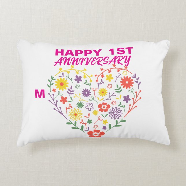 Almofada Decorativa Aniversário (Frente)