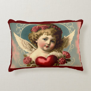Almofada Decorativa Anjo com Travesseiro de Destaque do Coração