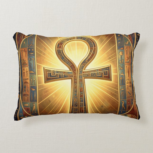 Almofada Decorativa Ankh Symbol Meaning – Key of Life´7 (Frente)