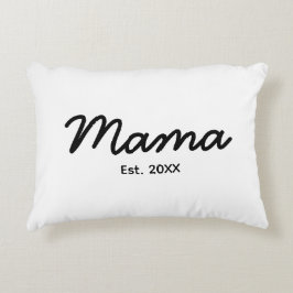Almofada Decorativa Ano de Fundação da Mamãe | Data Personalizada da M