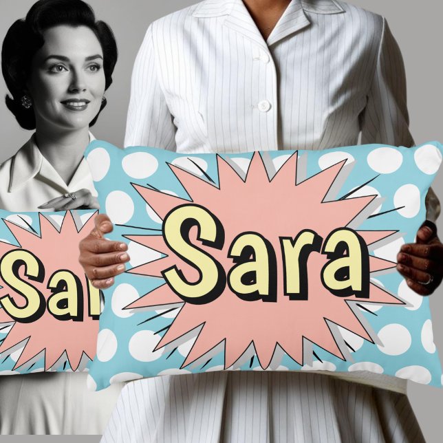 Almofada Decorativa Anos 50 retrorreflectores estilo Rockabilly Vibes (Criador carregado)