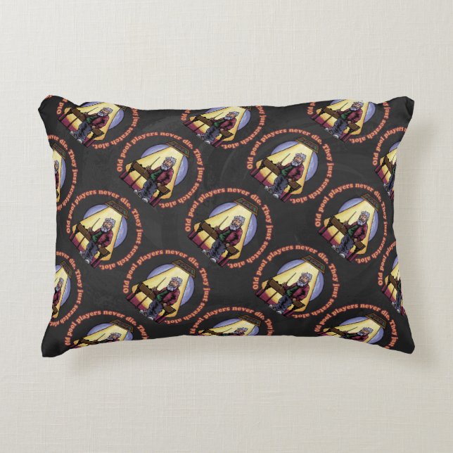 Almofada Decorativa Antigos jogadores da Piscina (Frente)