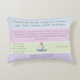 ALMOFADA DECORATIVA ANTISTRESS MANIFESTATION CALM CHAKRA VISUALIZATION