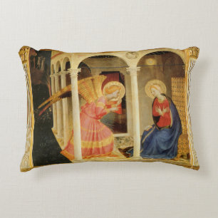 Almofada Decorativa Anunciação por Fra Angelico, Arte Fina Renascentis
