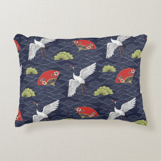 Almofada Decorativa Aparelhos de elevação e ventoinhas japoneses: Padr