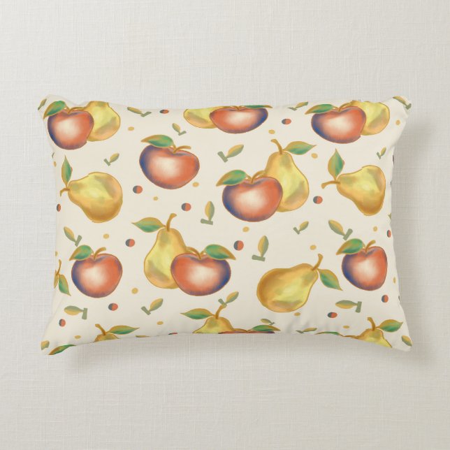 Almofada Decorativa Apple and Pear Accent Pillow (Frente)