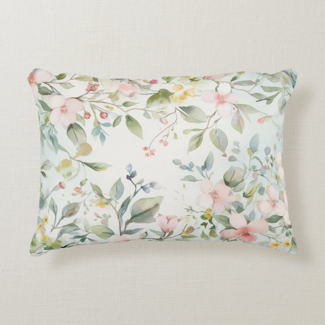 Almofada Decorativa Apple blossoms inspired (Frente)