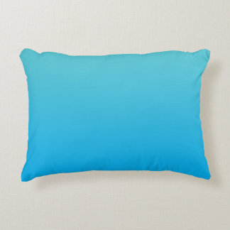 Almofada Decorativa "Aqua Ombre azul"