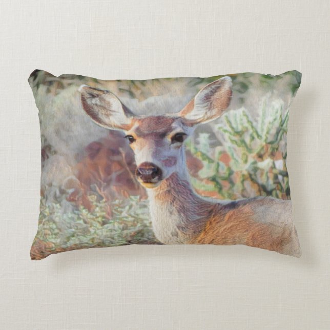 Almofada Decorativa Arizona Desert Deer (Frente)
