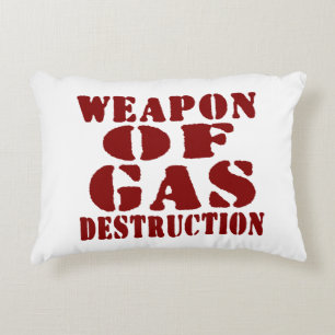 Almofada Decorativa Arma De Destruição De Gás