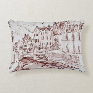 Almofada Decorativa Arquitetura Flamenga   Gante, Bélgica