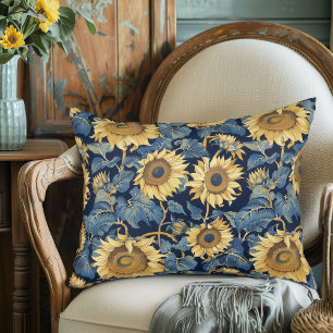 Almofada Decorativa Art Nouveau Sunflower