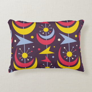 Almofada Decorativa Arte de colheita moderna do século médio. Abstrac