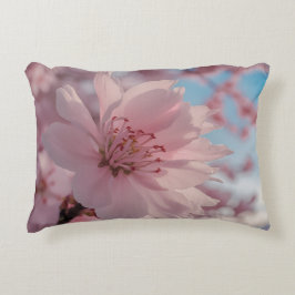 Almofada Decorativa Arte de Flor de Primavera Serena
