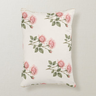 Almofada Decorativa Arte de flor de rosa, Impressão de Flor de Nascime