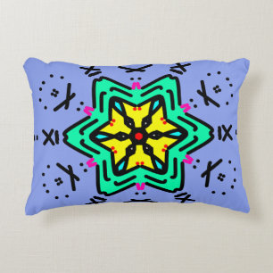 Almofada Decorativa Arte de Mandala Romana