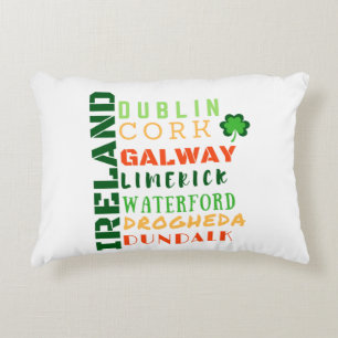 ALMOFADA DECORATIVA ARTE DE SUB-VIA DA IRLANDA
