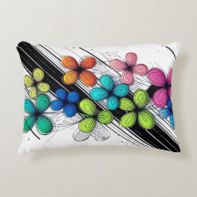 Arte Floral de Portas Vibrantes - Modo Colorido