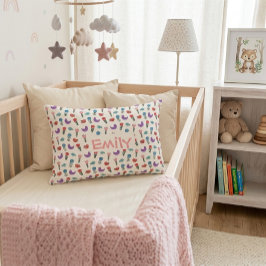 Almofada Decorativa Arte Folclórica Floral Desenhada à Mão Personaliza