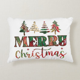 Almofada Decorativa Árvores de Natal Lindas