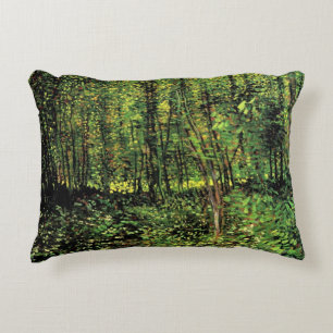 Almofada Decorativa Árvores e Sub-bosque por Vincent van Gogh