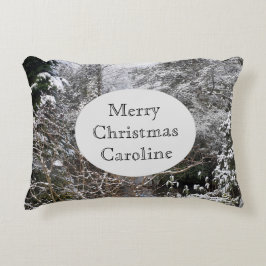 Almofada Decorativa Árvores Neves