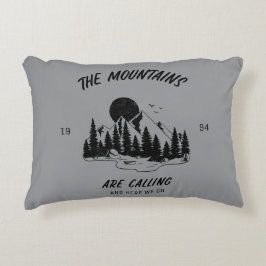 Almofada Decorativa As montanhas estão chamando e aqui vamos nós