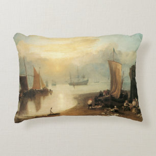 Almofada Decorativa Ascensão solar através do vapor por Joseph Turner