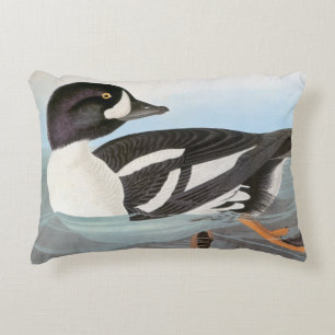 Almofada Decorativa Audubon: O Goldeneye do carrinho de mão