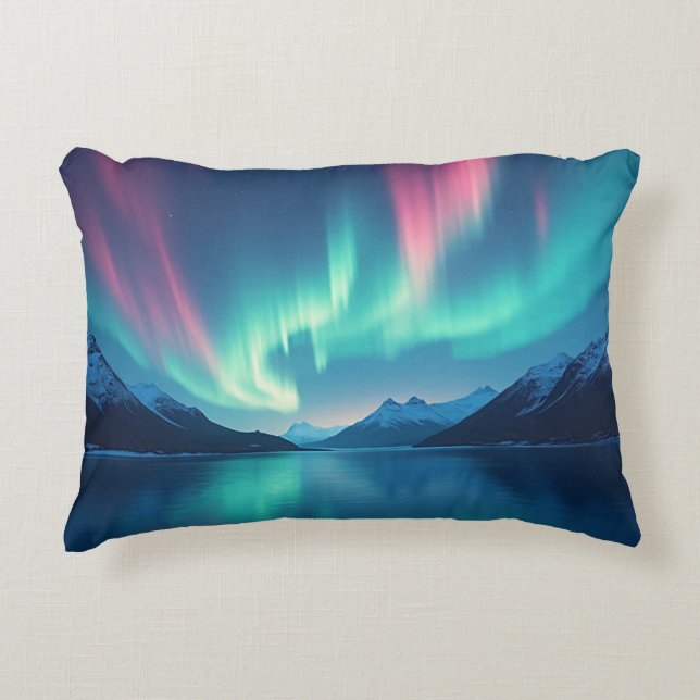 Almofada Decorativa Aurora Islandesa (Frente)