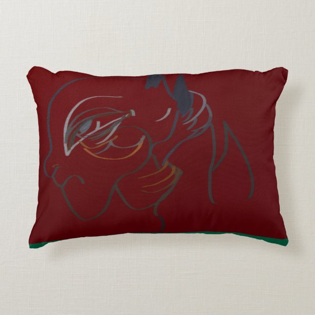Almofada Decorativa Ave Real  (Frente)