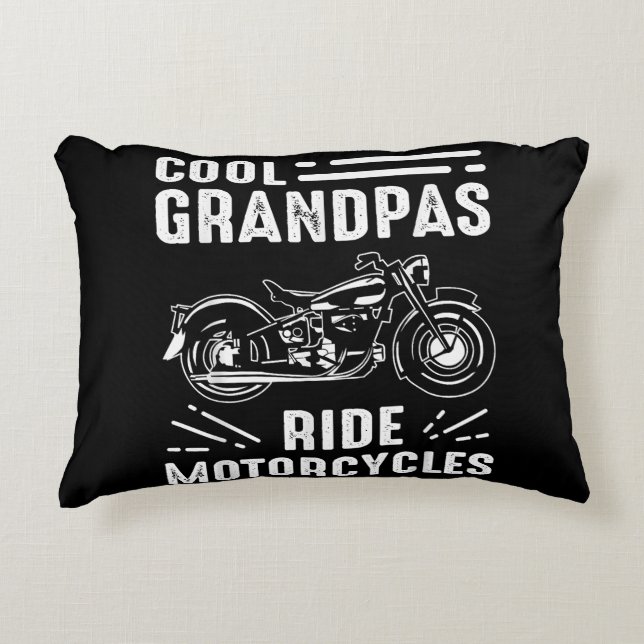 Almofada Decorativa Avô Motociclista (Frente)