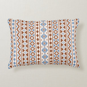 Almofada Decorativa Aztec Essência Vertical Ptn II Creme Azul